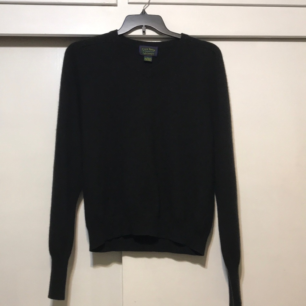 Men’s large 100% cashmere sweater, club room by charter club